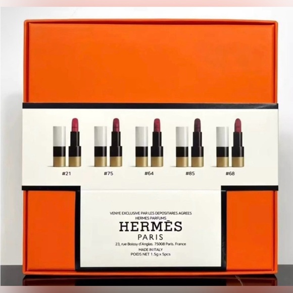 NIB HERMES 5 PIECE LIPST GIFT SET - Picture 4 of 4
